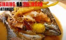 Sinaing Na Tulingan ala Batangas Style .